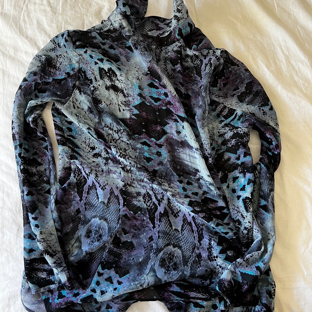 Cabi Python Blouse, Medium #609 - image 3